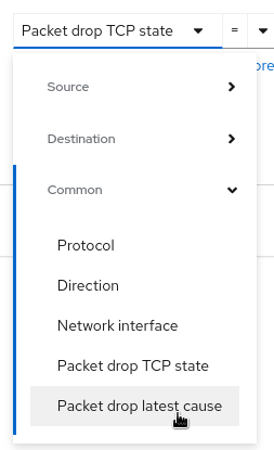 drop state & cause filters