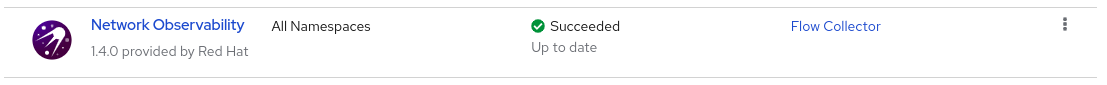 Network Observability - Installed Operator